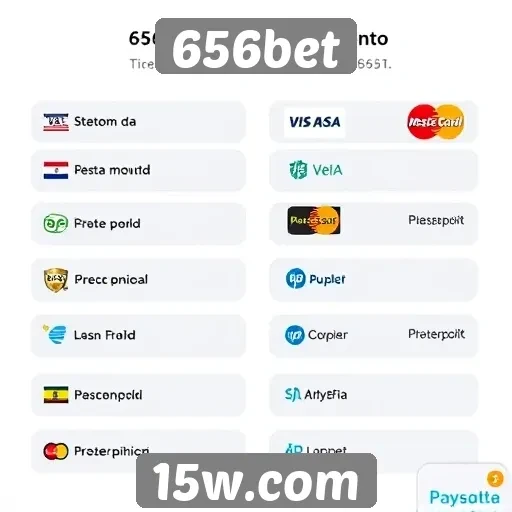 Métodos de pagamento aceitos pelo 656bet